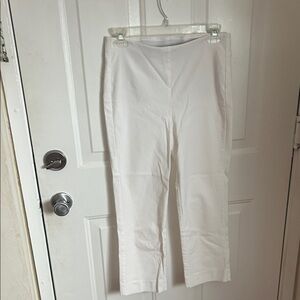 Chico's Crisp White Ankle Pants